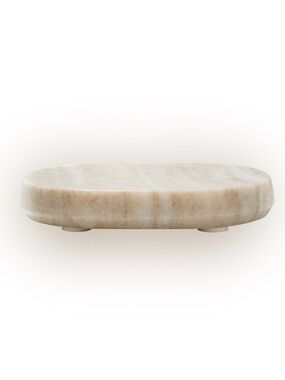 Archipelago Marble Soap Dish – Natural Beige Stone | Spa Bath Luxury
